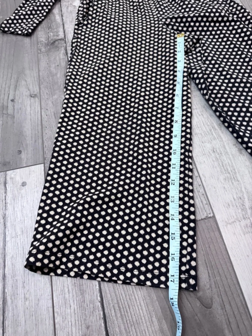 Tea Collection Just for Kicks Black Polka Dot Long-Sleeve Jumpsuit Girls 6 - Picture 3 of 7